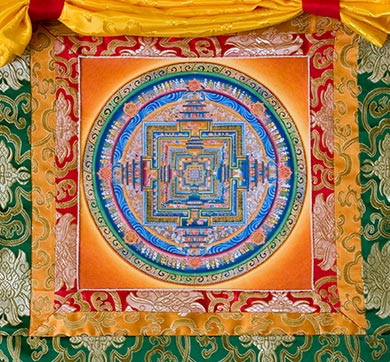 Мандала Калачакры тибетская