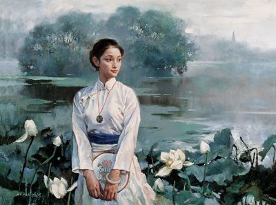 китайская реалистичная портретная живопись