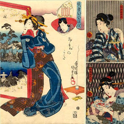 Японский художник Утагава Кунисада