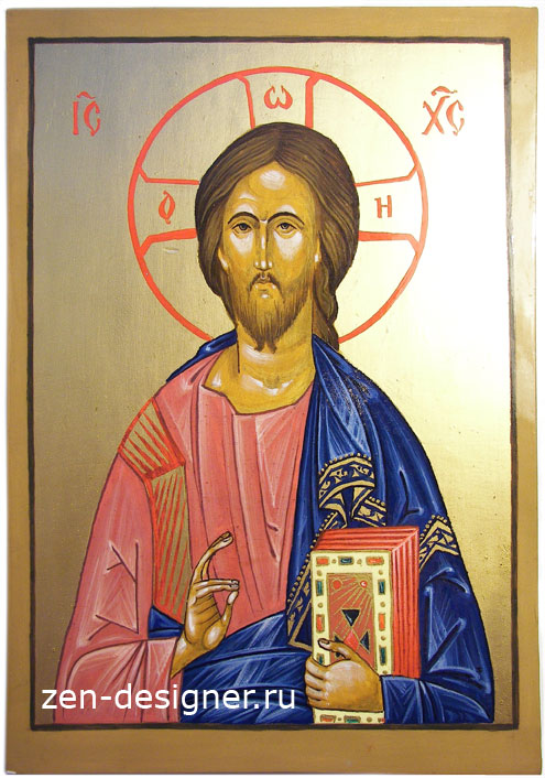 Самописная икона образа Иисуса Христа